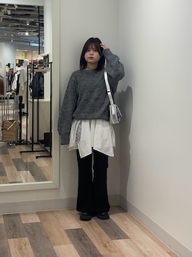 みおさん（レディース・155cm）の冬コーディネート