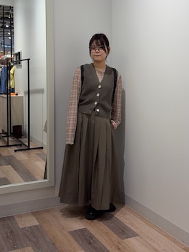 みおさん（レディース・156cm）の春コーディネート