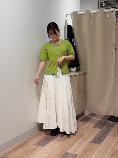 【U.S. POLO ASSN.】フェイクレイヤードスウェットライクカーディガン