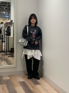 みおさん（レディース・155cm）の冬コーディネート