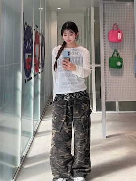 「3.3 Field Trip （3.3フィールドトリップ）のアイテム」を使った、itoru1003さん（レディース・159cm）の春コーディネート