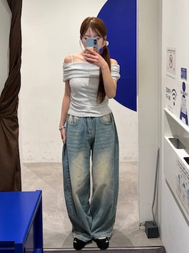 「PUMA（プーマ）の【LADIES】PUMA／スピードキャット バレエ SD スニーカー（スニーカー、ブラック系）」を使った、itoru1003さん（レディース）の春コーディネート