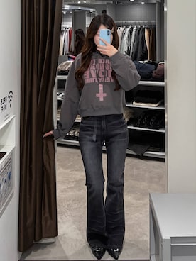 「Midnight Move（ミッドナイトムーブ）のアイテム」を使った、itoru1003さん（レディース・159cm）の冬コーディネート