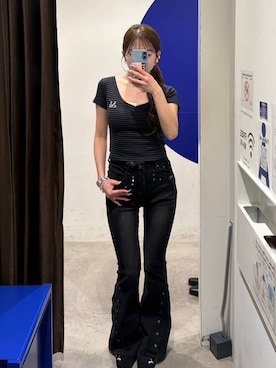 「MUCENT（ムセント）のアイテム」を使った、itoru1003さん（レディース・159cm）の春コーディネート