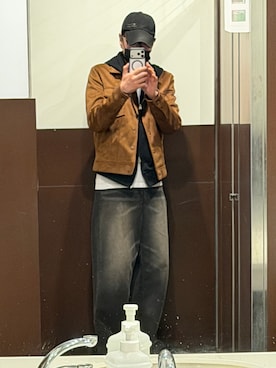 「アイテム（ブルゾン、その他）」を使った、mike369さん（メンズ・182cm）の秋コーディネート