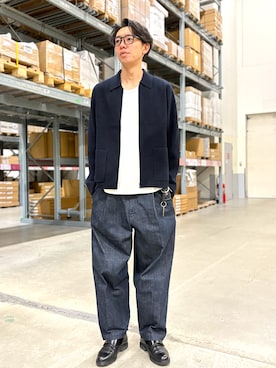 「アイテム（その他アウター）」を使った、ATSUさん（メンズ・182cm・30代）の秋コーディネート