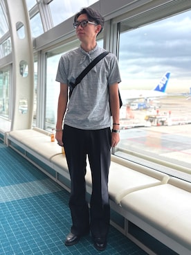 「Paraboot（パラブーツ）のアイテム」を使った、ATSUさん（メンズ・182cm）の秋コーディネート