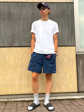 ATSUさん（メンズ・182cm）の夏コーディネート