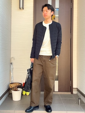 「J&M Davidson（ジェイアンドエムデヴィッドソン）のアイテム」を使った、ATSUさん（メンズ・182cm）の春コーディネート