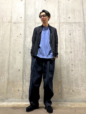 「アイテム（アナログ腕時計）」を使った、ATSUさん（メンズ・182cm）の秋コーディネート