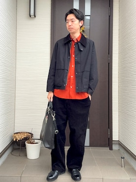 「Paraboot（パラブーツ）のアイテム」を使った、ATSUさん（メンズ・182cm）の春コーディネート