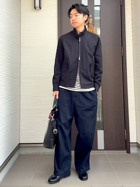 「MILLER（ミラー）のアイテム」を使った、ATSUさん（メンズ・182cm）の春コーディネート