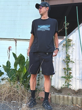 「アイテム（ファッション雑貨）」を使った、ATSUさん（メンズ・182cm・30代）の夏コーディネート