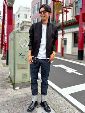 「HAMILTON(ハミルトン)のアイテム」を使った、ATSUさん(メンズ・182cm)の春コーディネート