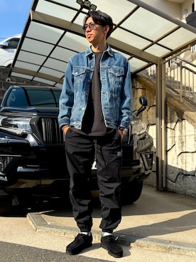 ATSUさん（メンズ・182cm）の春コーディネート