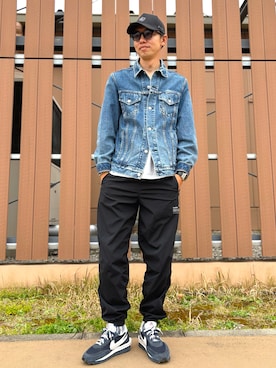 ATSUさん（メンズ・182cm）の春コーディネート