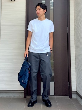 「PORTER（ポーター）のアイテム」を使った、ATSUさん（メンズ・182cm）の夏コーディネート