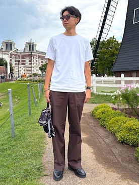 「Paraboot（パラブーツ）のアイテム」を使った、ATSUさん（メンズ・182cm）の秋コーディネート