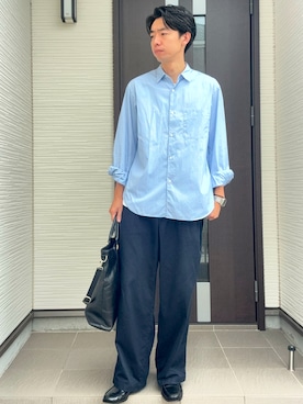 「UNITED ARROWS（ユナイテッドアローズ）のアイテム」を使った、ATSUさん（メンズ・182cm）の秋コーディネート