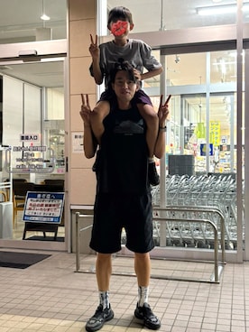 「アイテム（アナログ腕時計）」を使った、ATSUさん（メンズ・182cm）の夏コーディネート