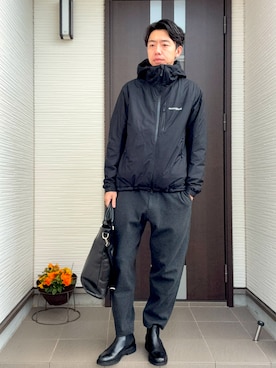 「city（シティ）のアイテム」を使った、ATSUさん（メンズ・182cm）の冬コーディネート