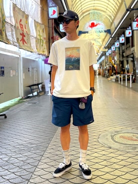 ATSUさん（メンズ・182cm）の夏コーディネート