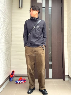 「ARC'TERYX（アークテリクス）のアイテム」を使った、ATSUさん（メンズ・182cm）の夏コーディネート