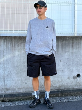 「アイテム（レッグウェア）」を使った、ATSUさん（メンズ・182cm）の秋コーディネート
