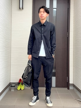 「ロック」｜「アイテム（トップス）」を使った、ATSUさん（メンズ・182cm）の秋コーディネート