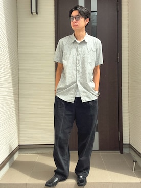 「アイテム（腕時計）」を使った、ATSUさん（メンズ・182cm）の秋コーディネート