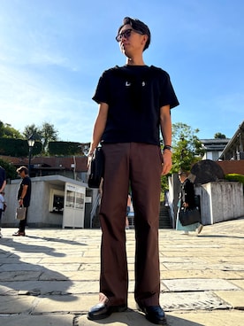 「Paraboot（パラブーツ）のアイテム」を使った、ATSUさん（メンズ・182cm）の秋コーディネート