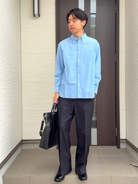 「Wrangler（ラングラー）のアイテム」を使った、ATSUさん（メンズ・182cm）の夏コーディネート