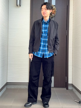 「アイテム（アナログ腕時計）」を使った、ATSUさん（メンズ・182cm）の秋コーディネート