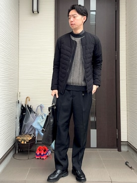 「city（シティ）のアイテム」を使った、ATSUさん（メンズ・182cm）の冬コーディネート