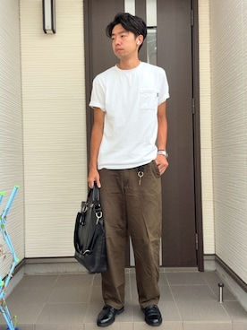 「アイテム（アナログ腕時計）」を使った、ATSUさん（メンズ・182cm・30代）の夏コーディネート