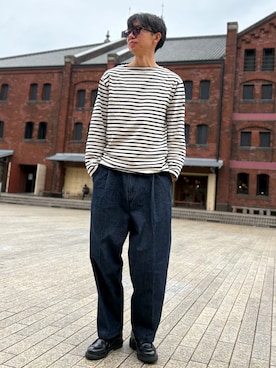 「Paraboot（パラブーツ）のアイテム」を使った、ATSUさん（メンズ・182cm）の秋コーディネート