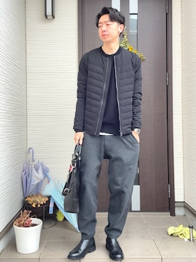 「city（シティ）のアイテム」を使った、ATSUさん（メンズ・182cm）の春コーディネート