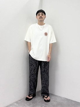 堀井圭さん（メンズ・172cm）の夏コーディネート