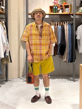 「ワントーン」｜堀井圭さん（メンズ・172cm）の春コーディネート