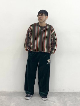 堀井圭さん（メンズ・172cm）の秋コーディネート