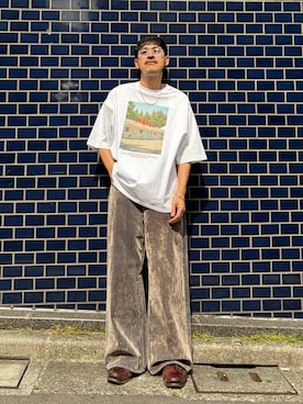 堀井圭さん(メンズ・172cm)の夏コーディネート