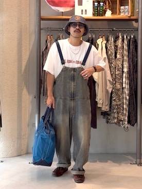 堀井圭さん(メンズ・172cm)の夏コーディネート