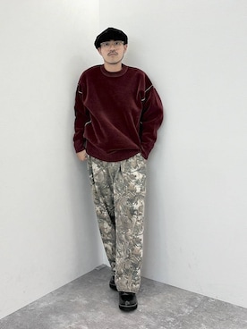 堀井圭さん（メンズ・172cm）の秋コーディネート