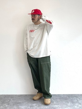 「アイテム（アクセサリー）」を使った、堀井圭さん（メンズ・172cm・30代）の秋コーディネート