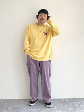 「アイテム（アクセサリー）」を使った、堀井圭さん（メンズ・172cm・30代）の秋コーディネート