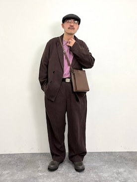 堀井圭さん（メンズ・172cm）の春コーディネート