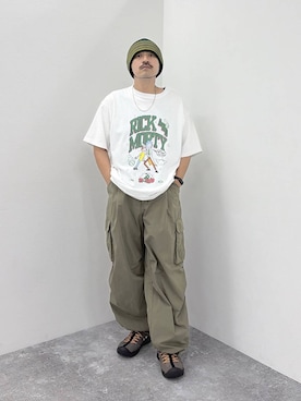 堀井圭さん(メンズ・172cm)の夏コーディネート