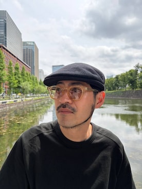 堀井圭さん(メンズ・172cm)の夏コーディネート