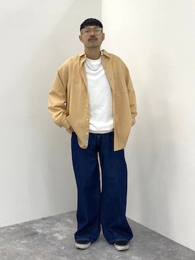堀井圭さん(メンズ・172cm)の冬コーディネート