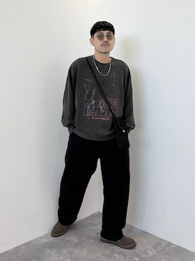 堀井圭さん(メンズ・172cm)の秋コーディネート
